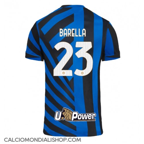 Maglie da calcio Inter Milan Nicolo Barella #23 Prima Maglia 2024-25 Manica Corta